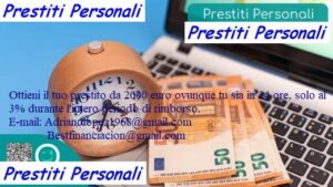 Offerta di prestito facile e veloce in 24 ore